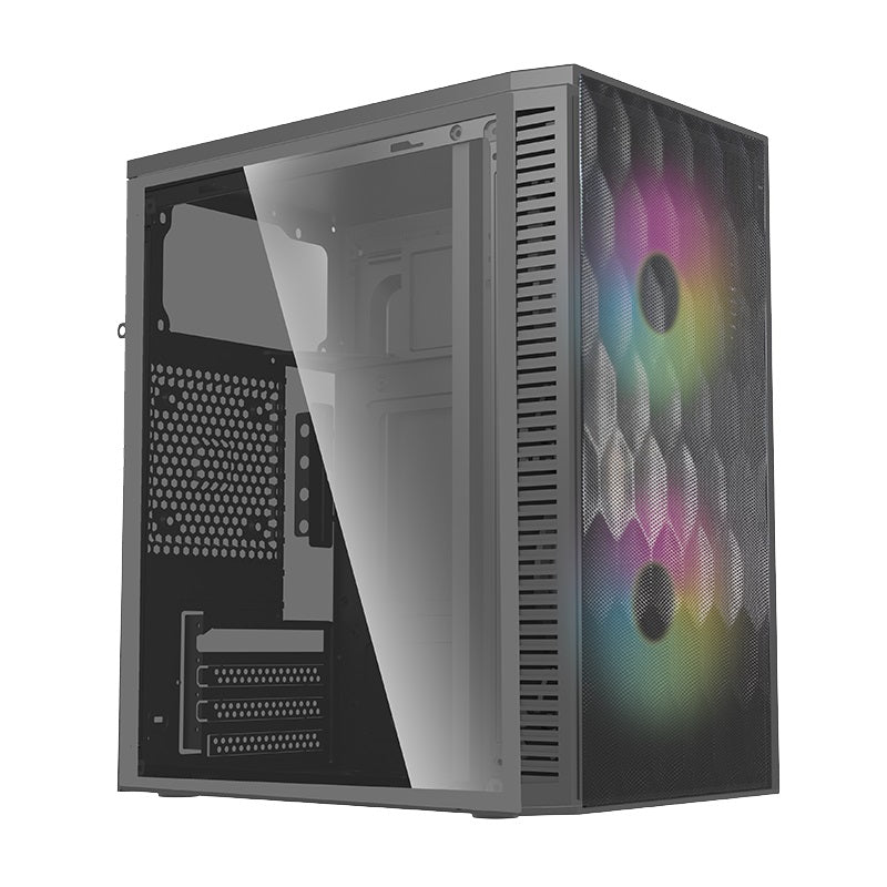 Gabinete compacto mini Torre Fuji GC470 Advanced Series - Gabinete compacto mini Torre Fuji GC470 Advanced Series -